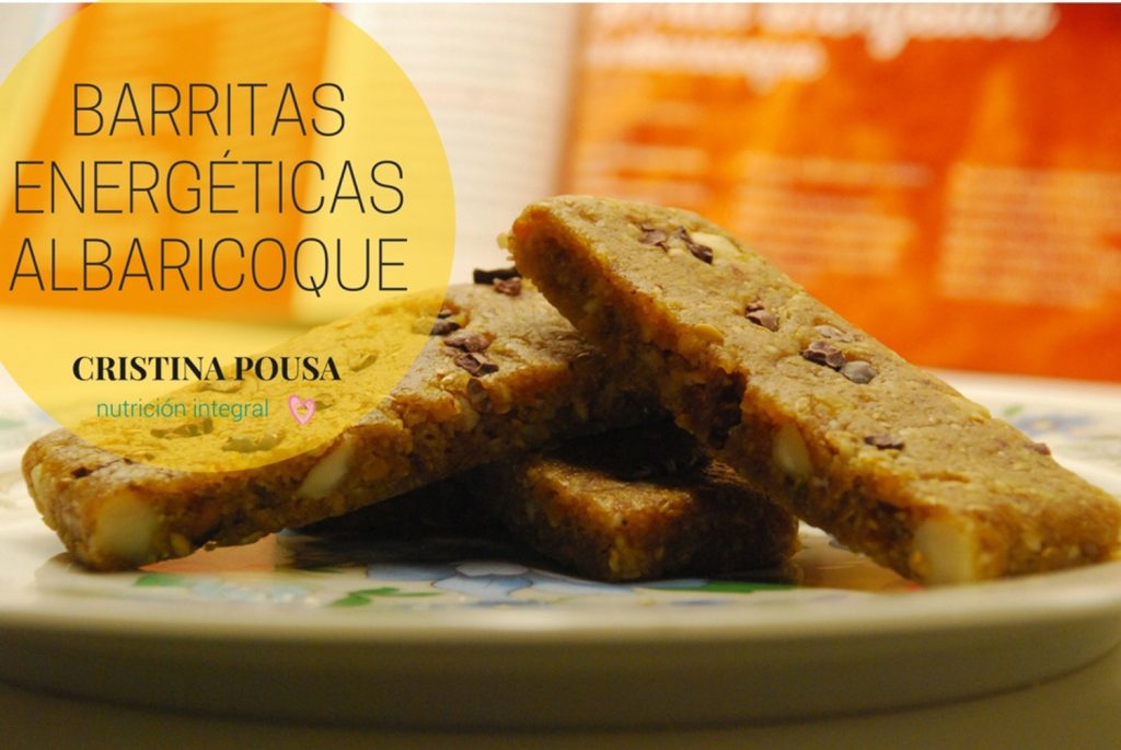 barrita energética de albaricoque