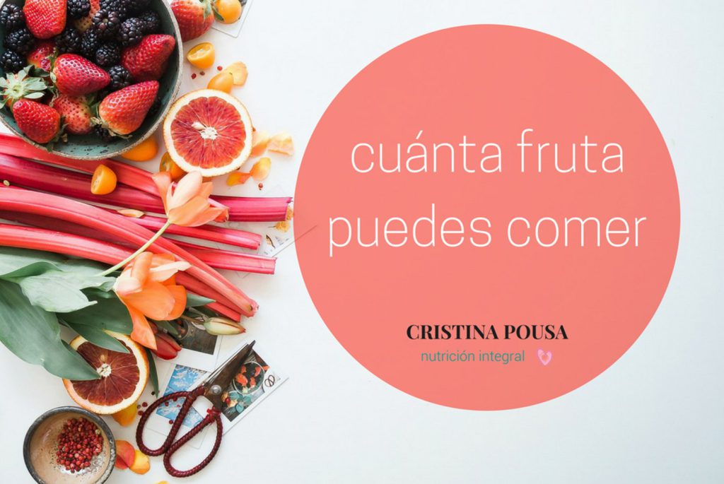 cuanta fruta comer al dia